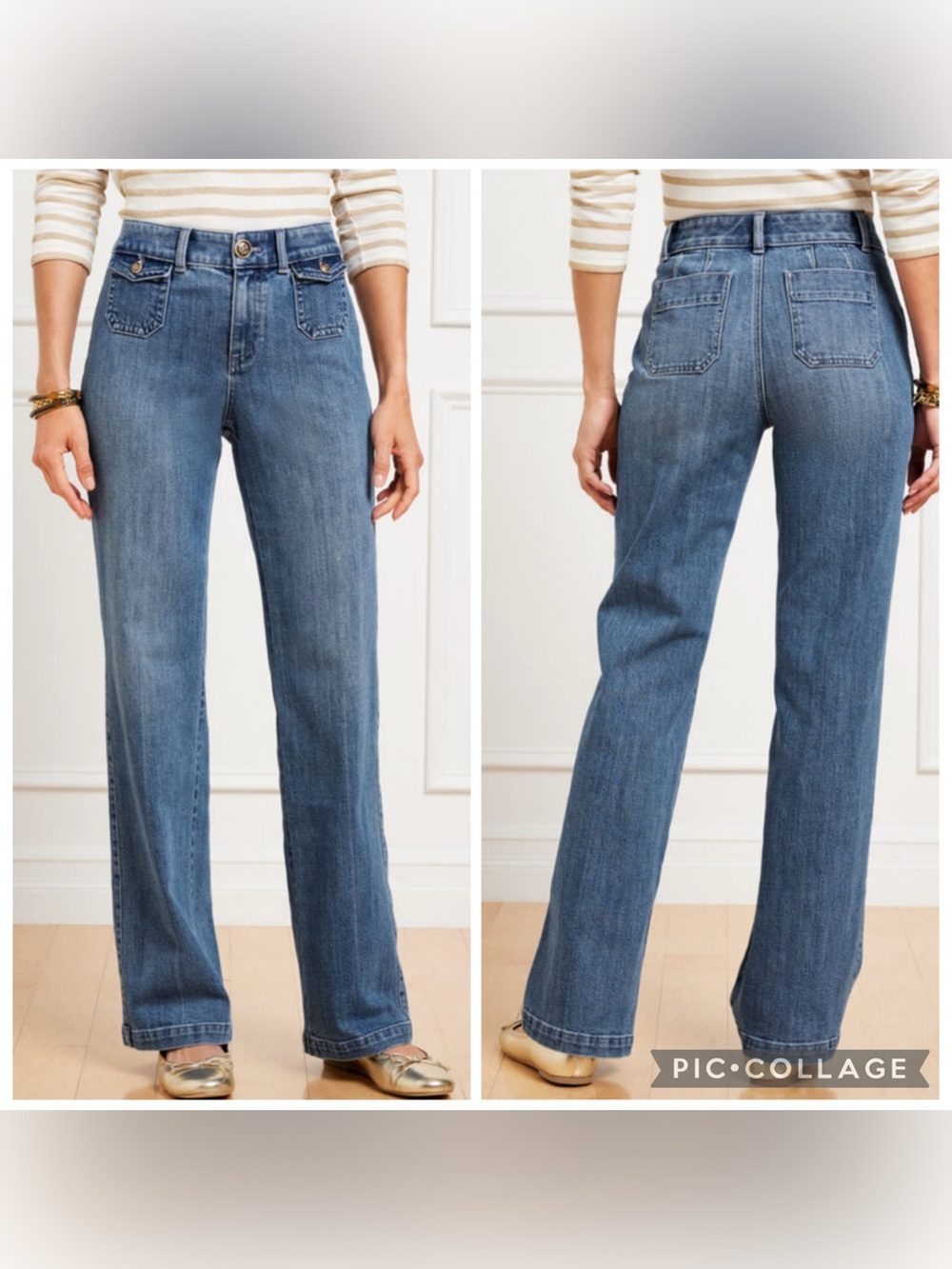 Talbots Classic Jean Trouser in Priscilla Wash Size 16W
